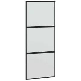 drzwi-przesuwne-czarne-90x205-cm-szklo-hartowane-aluminium