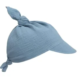 czapka-chusta-chustka-muslinowa-z-daszkiem-niebieska-jeans