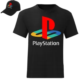koszulka-meska-playstation-ps-rozmiar-l-czapka