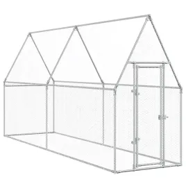klatka-dla-kurczat-srebrna-400x100x190-cm-stal-galwanizowana