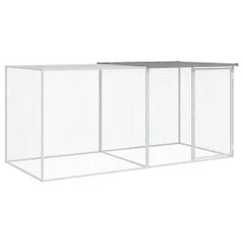 klatka-dla-kurczat-z-dachem-jasnoszara-203x98x90-cm-stal