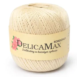 kordonek-delicamax-100g-565-m-kolor-103-ecru-kremowy-bawelna-merceryzowana