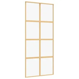 drzwi-przesuwne-zlote-90x205-cm-przezroczyste-szklo-esg