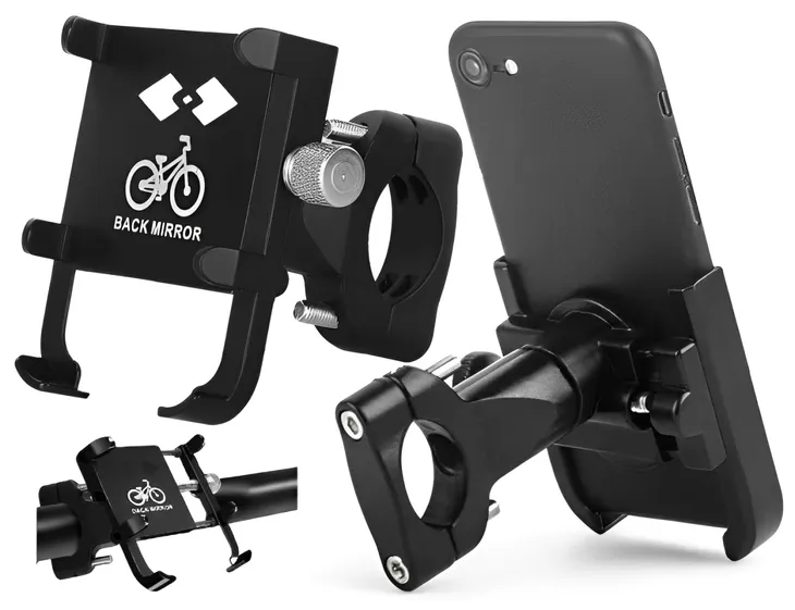 UCHWYT ROWEROWY ALUMINIOWY NA TELEFON NA KIEROWNICĘ ROWER MOTOR HULAJNOGĘ