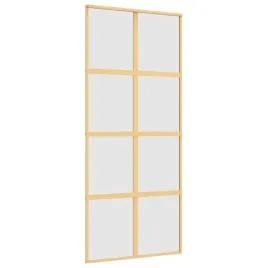 drzwi-przesuwne-zlote-90x205-cm-mrozone-szklo-esg-aluminium