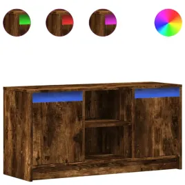 szafka-pod-tv-z-led-przydymiony-dab-100x34x50-cm