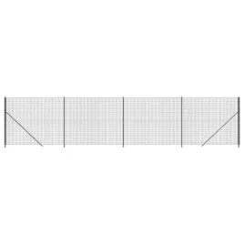 ogrodzenie-z-siatki-ze-stopami-slupkow-antracytowe-22x10-m