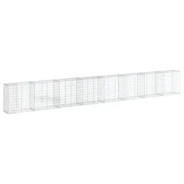 kosz-gabionowy-z-pokrywa-800x50x100-cm-galwanizowane-zelazo