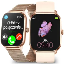 smartwatch-zegarek-damski-polskie-menu-rozmowy-sms-smart-watch-2-paski