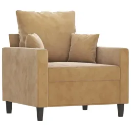 fotel-brazowy-60-cm-obity-aksamitem