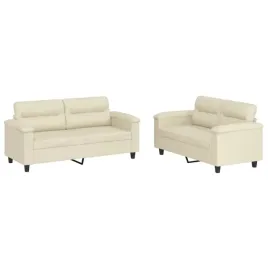 2-osobowa-sofa-z-poduszkami-kremowa-sztuczna-skora