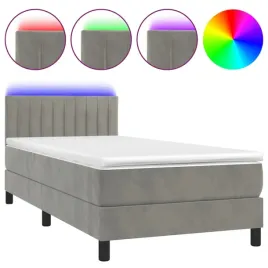 lozko-kontynentalne-z-materacem-i-led-szare-90x190-cm-aksamit