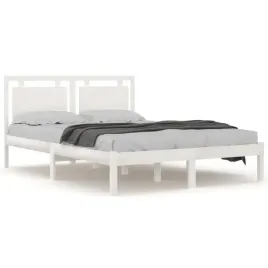 rama-lozka-biala-lite-drewno-160-x-200-cm