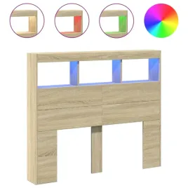 zaglowek-z-polkami-i-oswietleniem-led-dab-sonoma-120x17x102cm