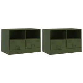 szafki-pod-telewizor-2-szt-oliwkowe-67x39x44-cm-stalowe