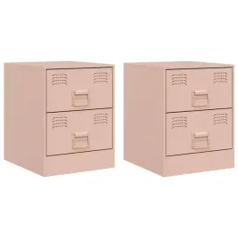 szafki-nocne-2-szt-rozowe-345x39x44-cm-stal