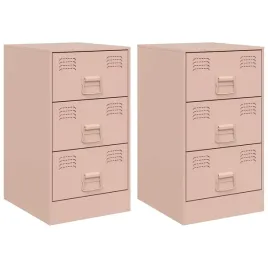 szafki-nocne-2-szt-rozowe-345x39x62-cm-stal