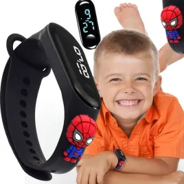 zegarek-dla-dzieci-led-smartwatch-opaska-spiderman-idealny-prezent