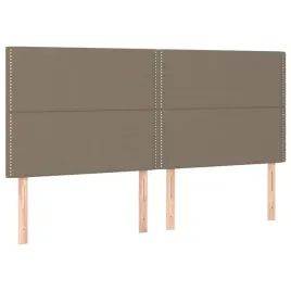 zaglowki-do-lozka-4-szt-taupe-100x5x78-88-cm-tkanina