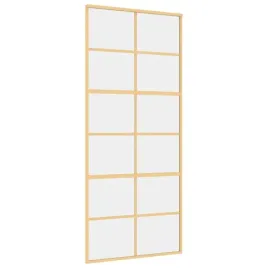 drzwi-przesuwne-zlote-90x205-cm-przezroczyste-szklo-esg