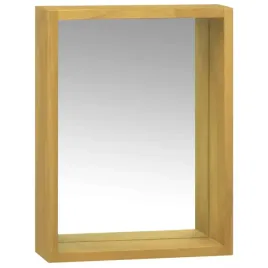 vidalxl-szafka-z-lustrem-30x10x40-cm-lite-drewno-tekowe