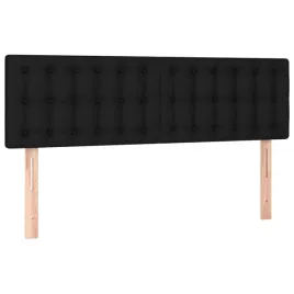 zaglowki-do-lozka-2-szt-czarne-72x5x78-88-cm-tkanina