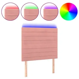 zaglowek-do-lozka-z-led-rozowy-90x5x118-128-cm-aksamit