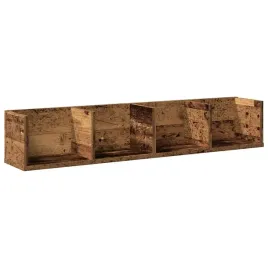 polka-scienna-na-plyty-cd-stare-drewno-100x18x18-cm