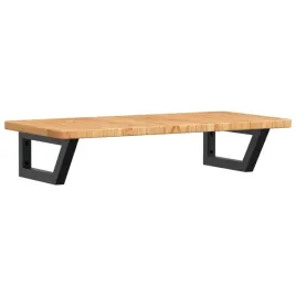 polka-scienna-pod-umywalke-stal-i-lite-drewno-debowe