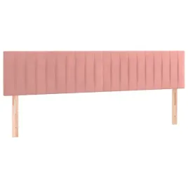 zaglowki-do-lozka-2-szt-rozowy-100x5x78-88-cm-aksamitny