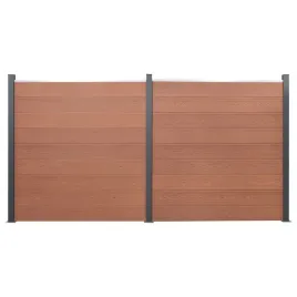 zestaw-paneli-ogrodzeniowych-brazowy-353x186-cm-wpc