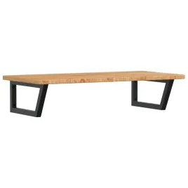 polka-scienna-pod-umywalke-stal-i-lite-drewno-debowe