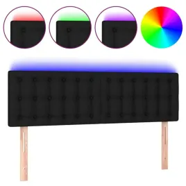 zaglowek-do-lozka-z-led-czarny-144x5x78-88-cm-tkanina