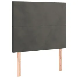 zaglowki-do-lozka-2-szt-ciemnoszary-100x5x78-88cm-aksamitny