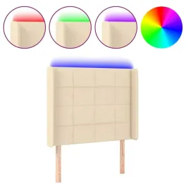 zaglowek-do-lozka-z-led-kremowy-83x16x118-128-cm-tkanina