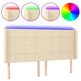 zaglowek-do-lozka-z-led-kremowy-203x16x118-128-cm-tkanina