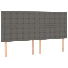 zaglowki-do-lozka-4-szt-szary-80x5x78-88-cm-sztuczna-skora