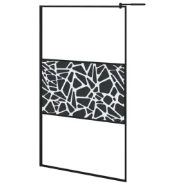 scianka-prysznicowa-115x195cm-szklo-esg-wzor-kamieni-czarny