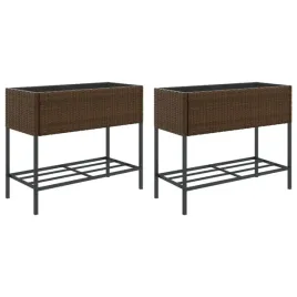 donice-ogrodowe-z-polka-2-szt-braz-90x40x75-cm-polirattan