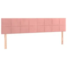 zaglowki-do-lozka-2-szt-rozowy-100x5x78-88-cm-aksamitny