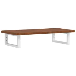 polka-scienna-pod-umywalke-stal-i-lite-drewno-debowe