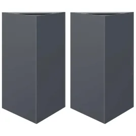 donice-ogrodowe-2-szt-antracytowe-trojkatne-50x43x75-cm