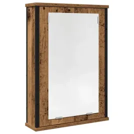 szafka-lazienkowa-z-lustrem-stare-drewno-42x12x60-cm