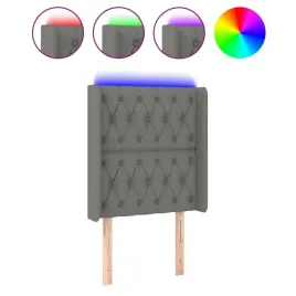 zaglowek-do-lozka-z-led-ciemnoszary-83x16x118-128-cm-tkanina