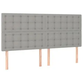 zaglowki-do-lozka-4-szt-jasnoszary-100x5x78-88-cm-tkanina