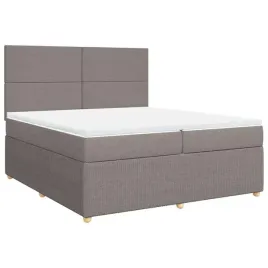 lozko-kontynentalne-z-materacem-taupe-tkanina-200x200-cm