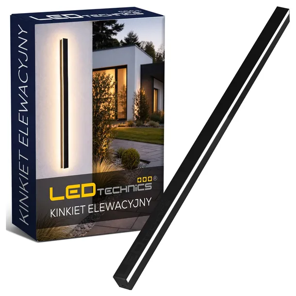 Lampa Elewacyjna Ścienna 27W LED CCD Kinkiet Zewnętrzny Ogrodowy IP65 90cm