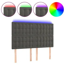 zaglowek-do-lozka-z-led-ciemnoszary-144x5x118-128-cm-aksamit