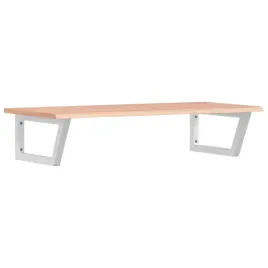 polka-scienna-pod-umywalke-stal-i-lite-drewno-debowe