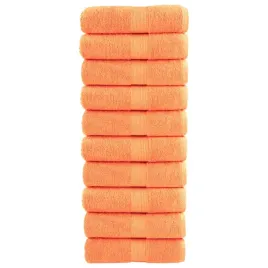reczniki-myjace-premium-solund-10-szt-pomaranczowe-30x30-cm-600-gsm